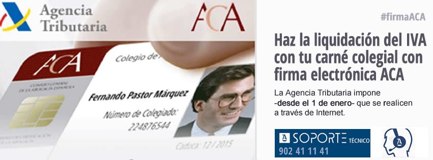 Los abogados pueden presentar telemáticamente las liquidaciones del IVA con su carné digital colegial